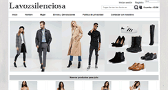Desktop Screenshot of lavozsilenciosa.es
