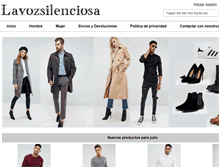 Tablet Screenshot of lavozsilenciosa.es